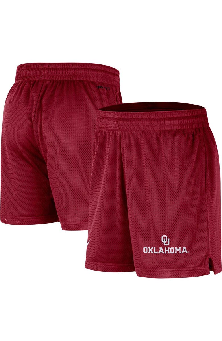 Nike Men's Nike Crimson Oklahoma Sooners Mesh Performance Shorts, Main, color, Crimson