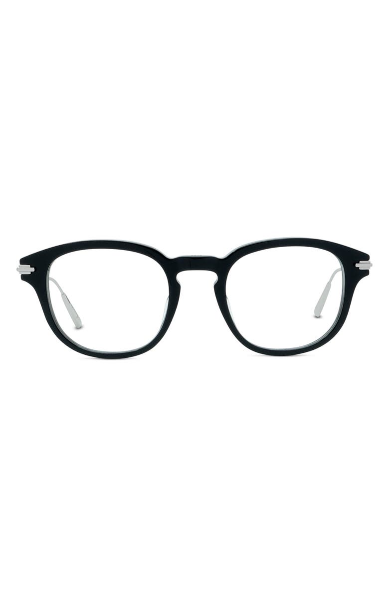 DIOR 'DiorBlackSuitO R2I 49mm Round Eyeglasses, Main, color, 