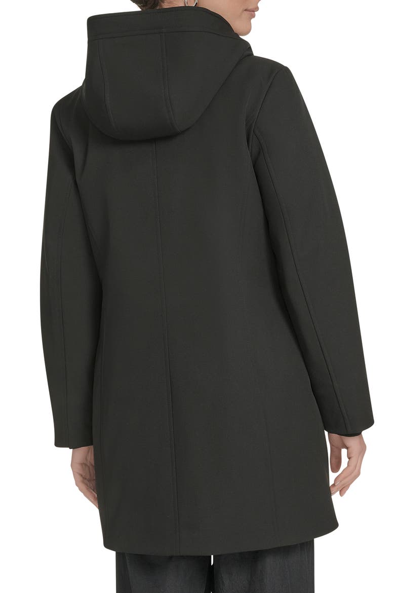 Hooded Coat, Alternate, color, BLACK