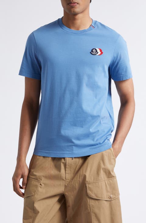 Tricolor Logo Patch Pima Cotton T-Shirt