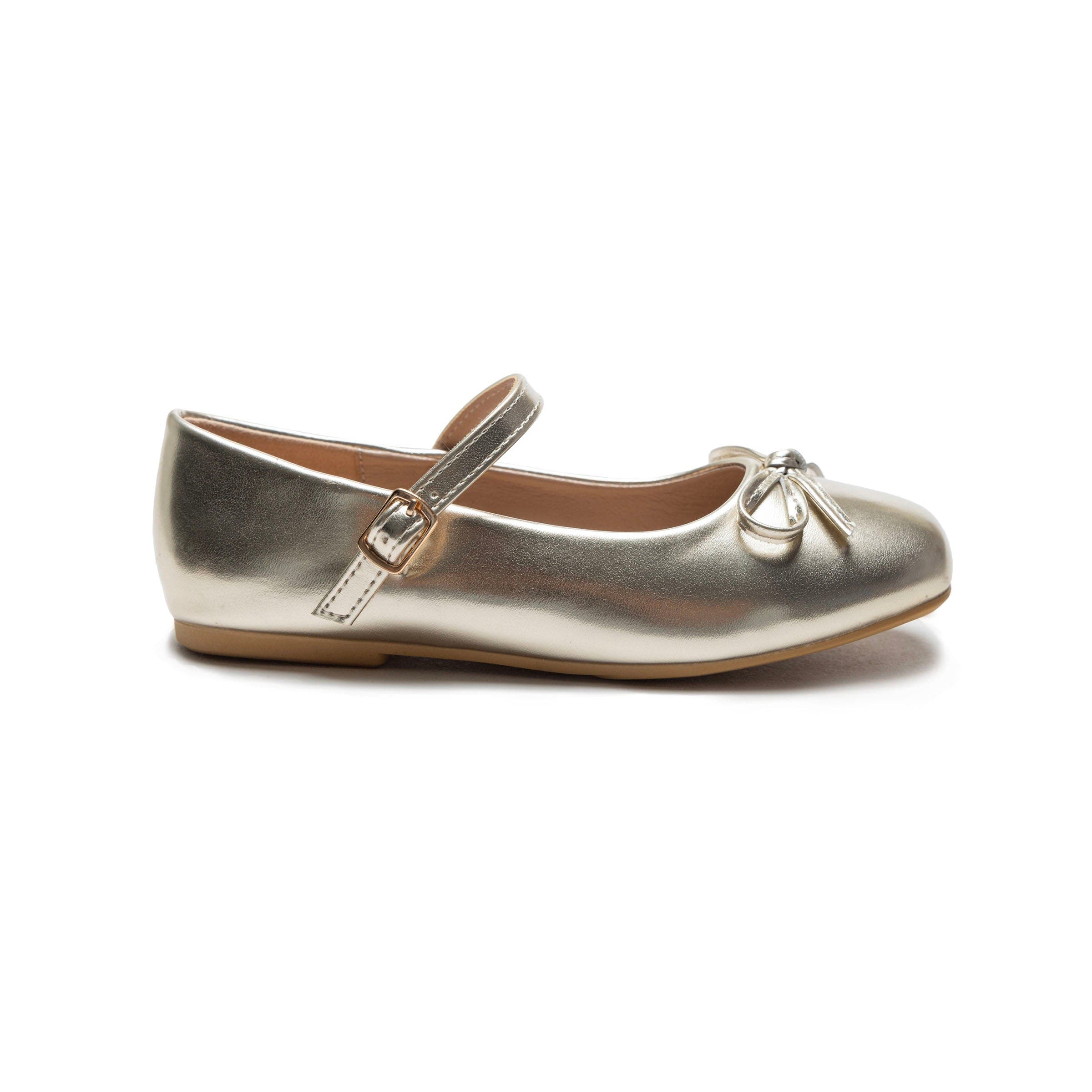 Julietta Bow Flats, Alternate, color, Gold