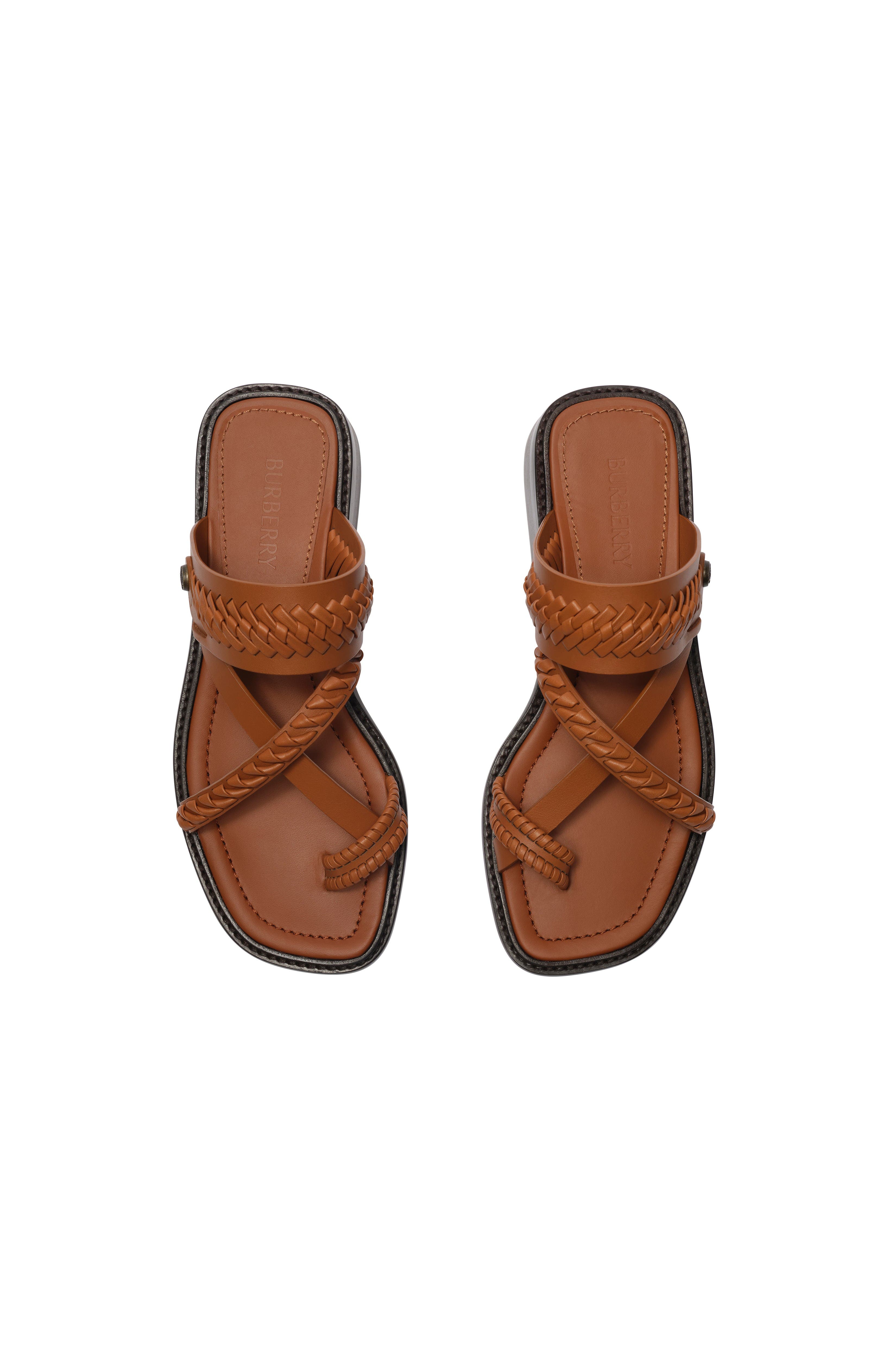 Leather Baez Sandals, Alternate, color, Lundy brown
