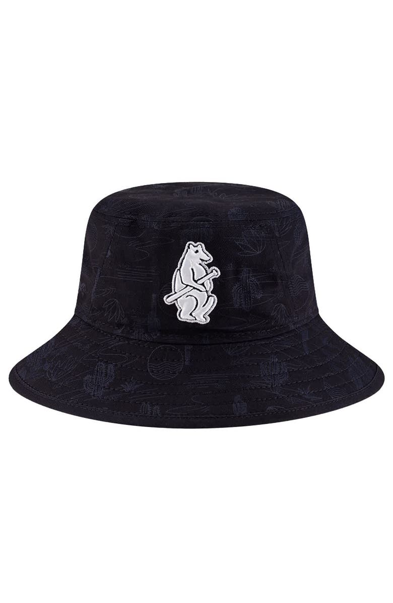 New Era Youth New Era  Blue Chicago Cubs 2025 Spring Training All Over Print Bucket Hat, Alternate, color, 