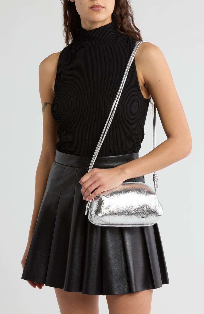 BCBG Mini Loaf Metallic Crossbody Bag, Alternate, color,