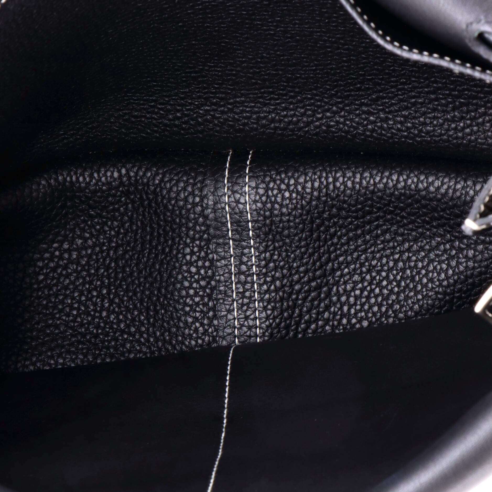 Pre-Owned Hermes Halzan Bag Clemence 31, Alternate, color, Noir