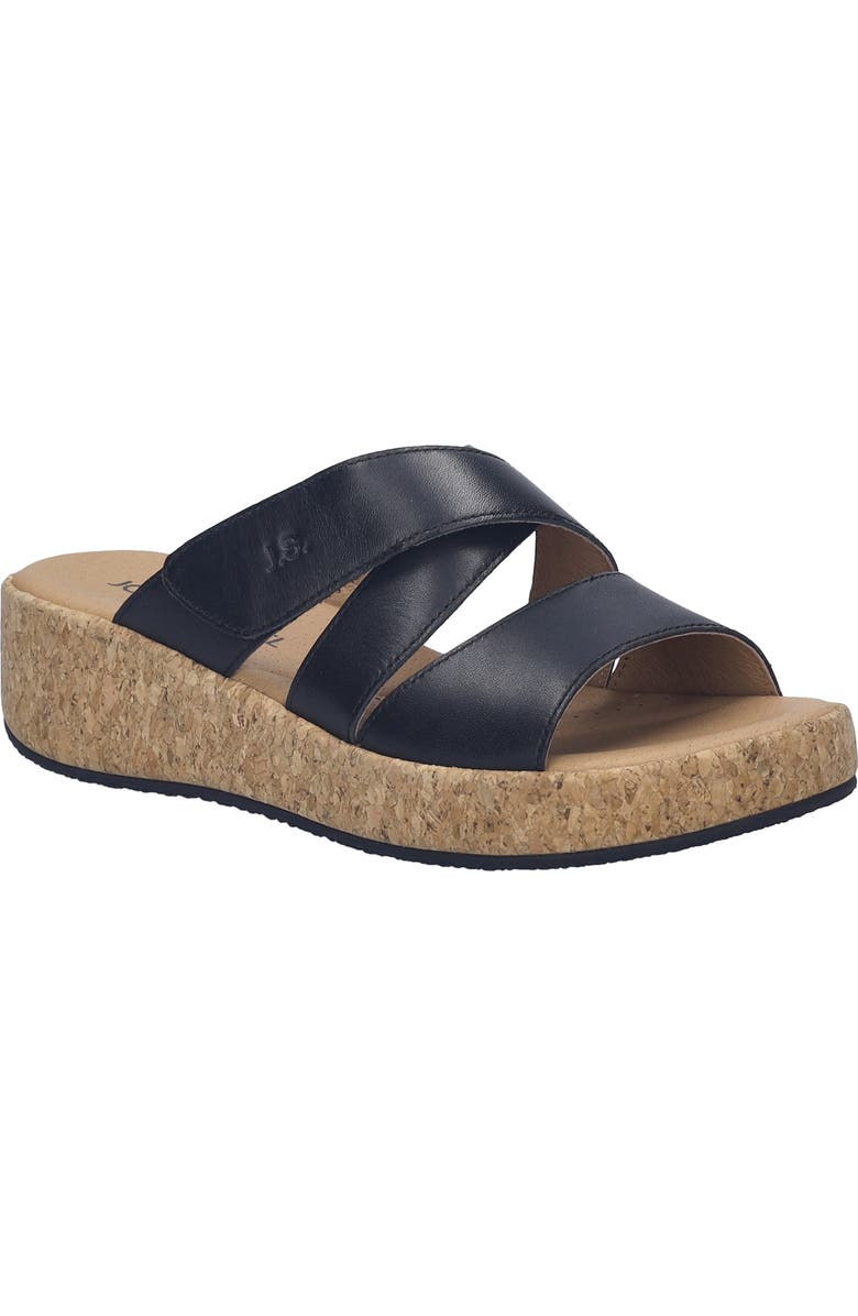 Josef Seibel Evita 04 Platform Wedge Slide Sandal, Main, color,