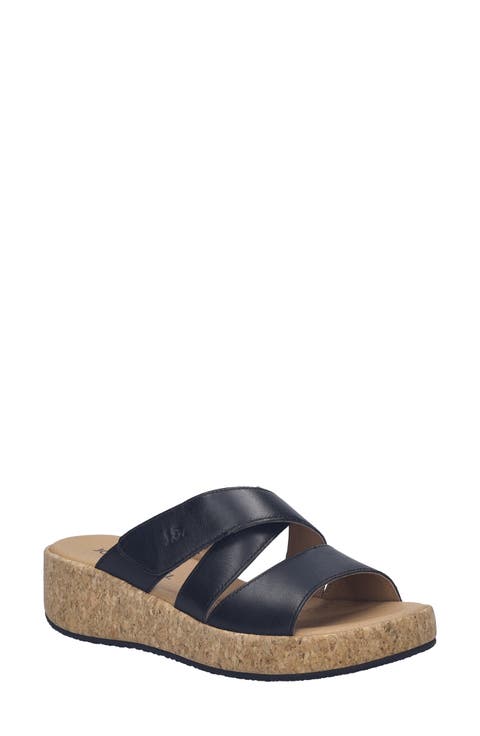Evita 04 Platform Wedge Slide Sandal (Women)