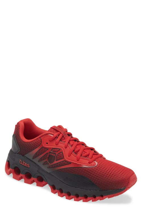 K-Swiss Tubes Sport Sneaker in Red/Black 
