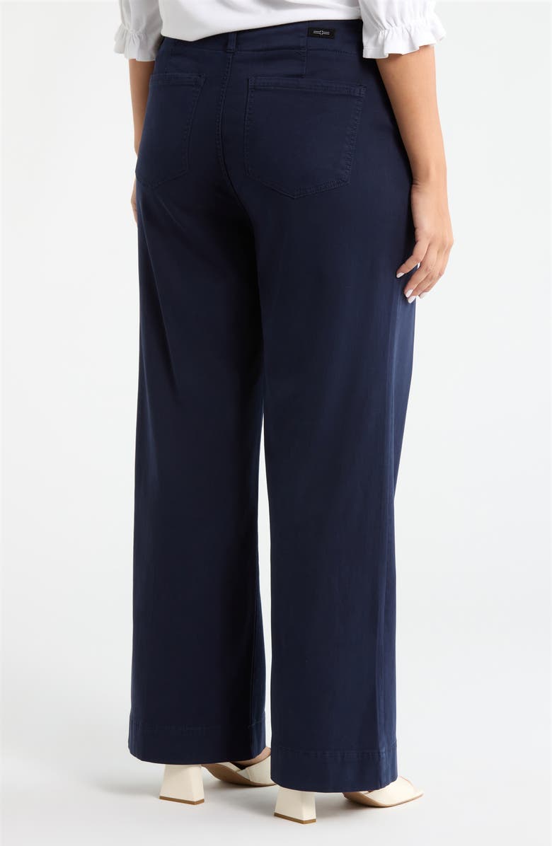 Liverpool Patch Pocket Wide Leg Utility Pants, Alternate, color, Deep Midnight