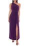 One-Shoulder Front Twist A-Line Gown