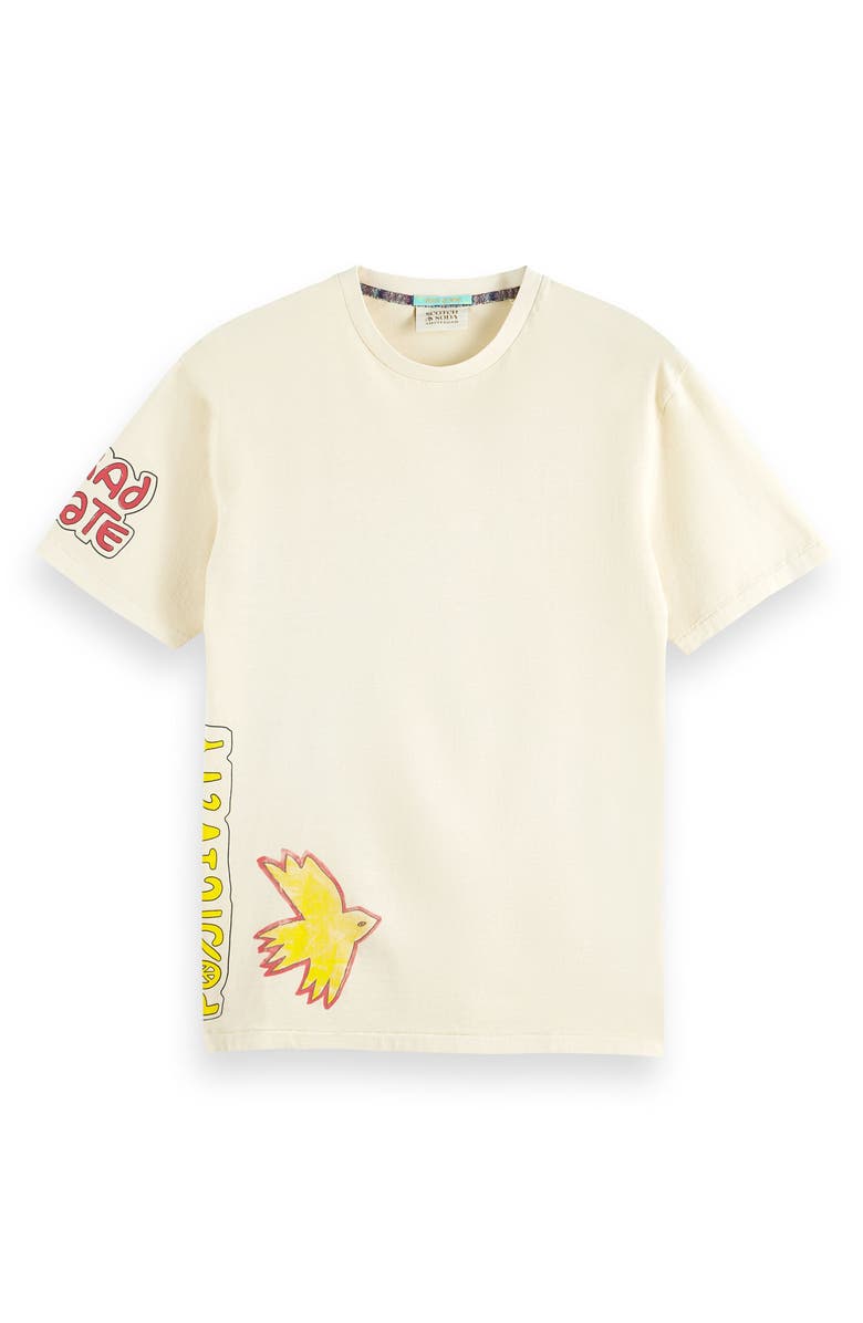 Scotch & Soda Heart of Amsterdam Organic Cotton Graphic T-Shirt, Alternate, color, 