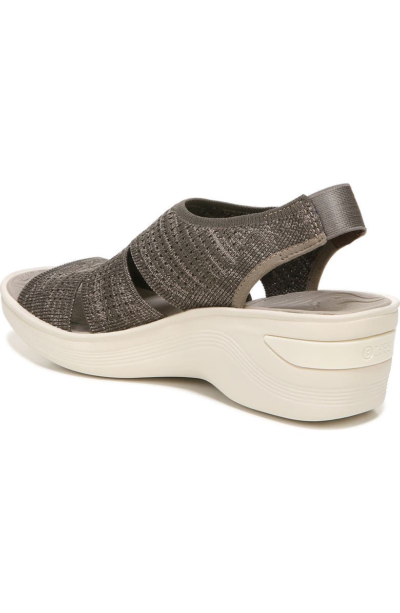 BZees Double Up Wedge Slingback Sandal, Alternate, color,