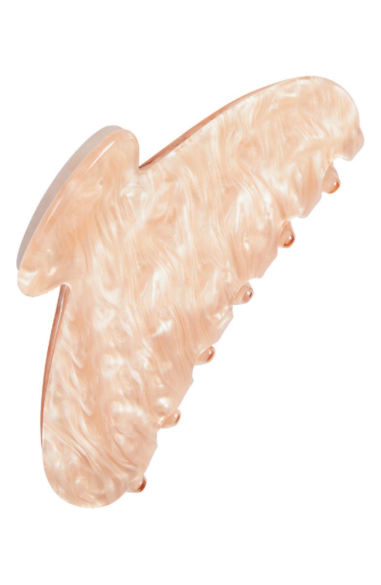 Kitsch Marble Claw Clip, Main, color, Blonde