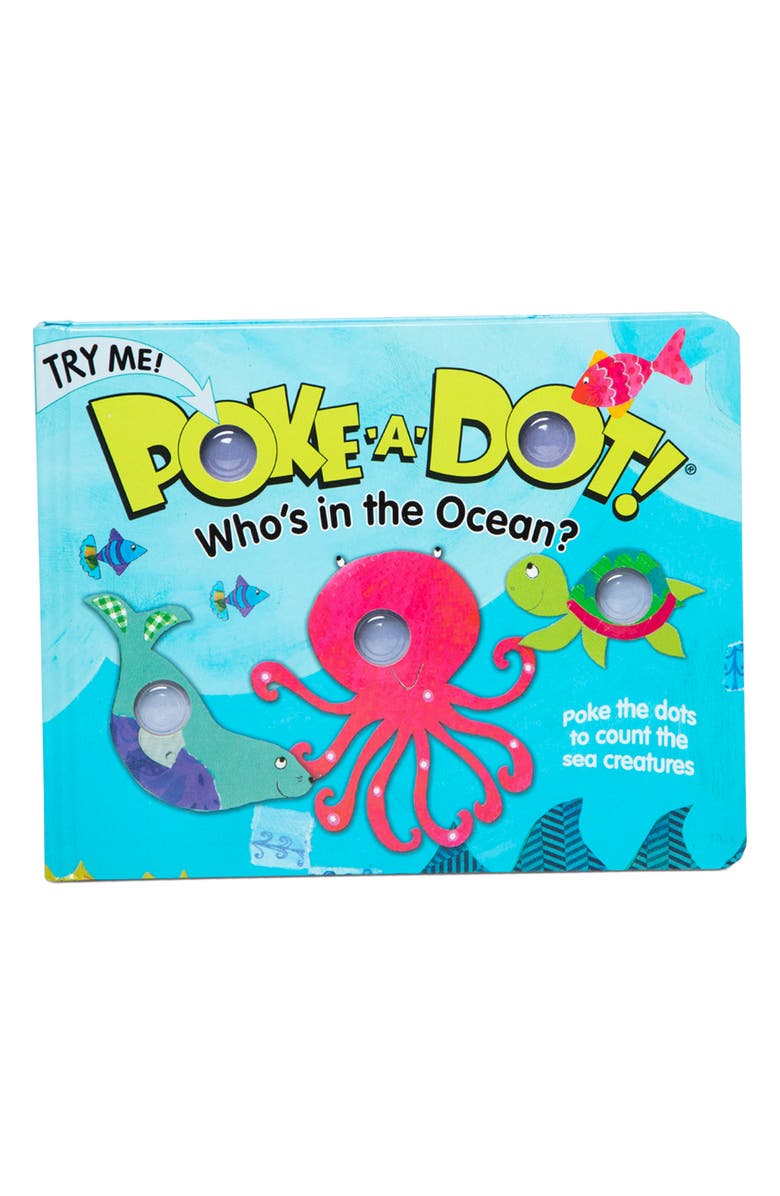 Melissa & Doug 'Poke-a-Dot<sup>®</sup> Who's in the Ocean' Book, Main, color, Multi Color