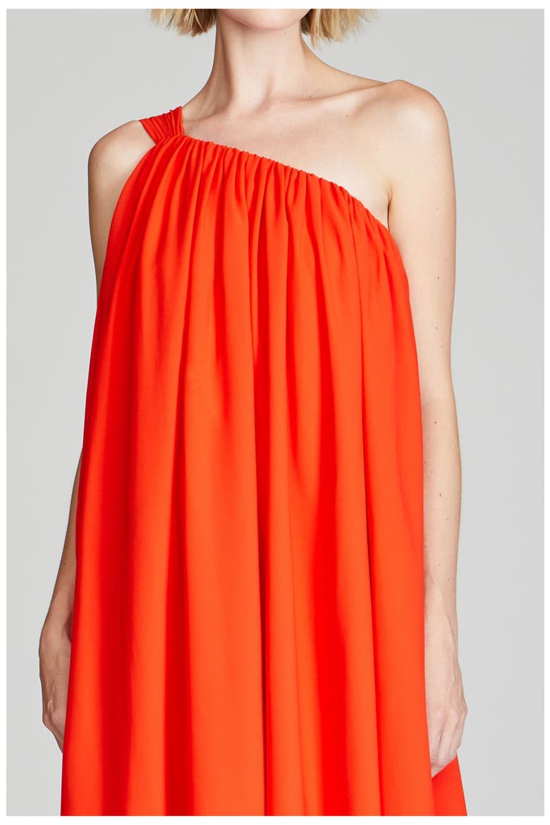 Rafelle Georgette Midi, Alternate, color, Orange Spice