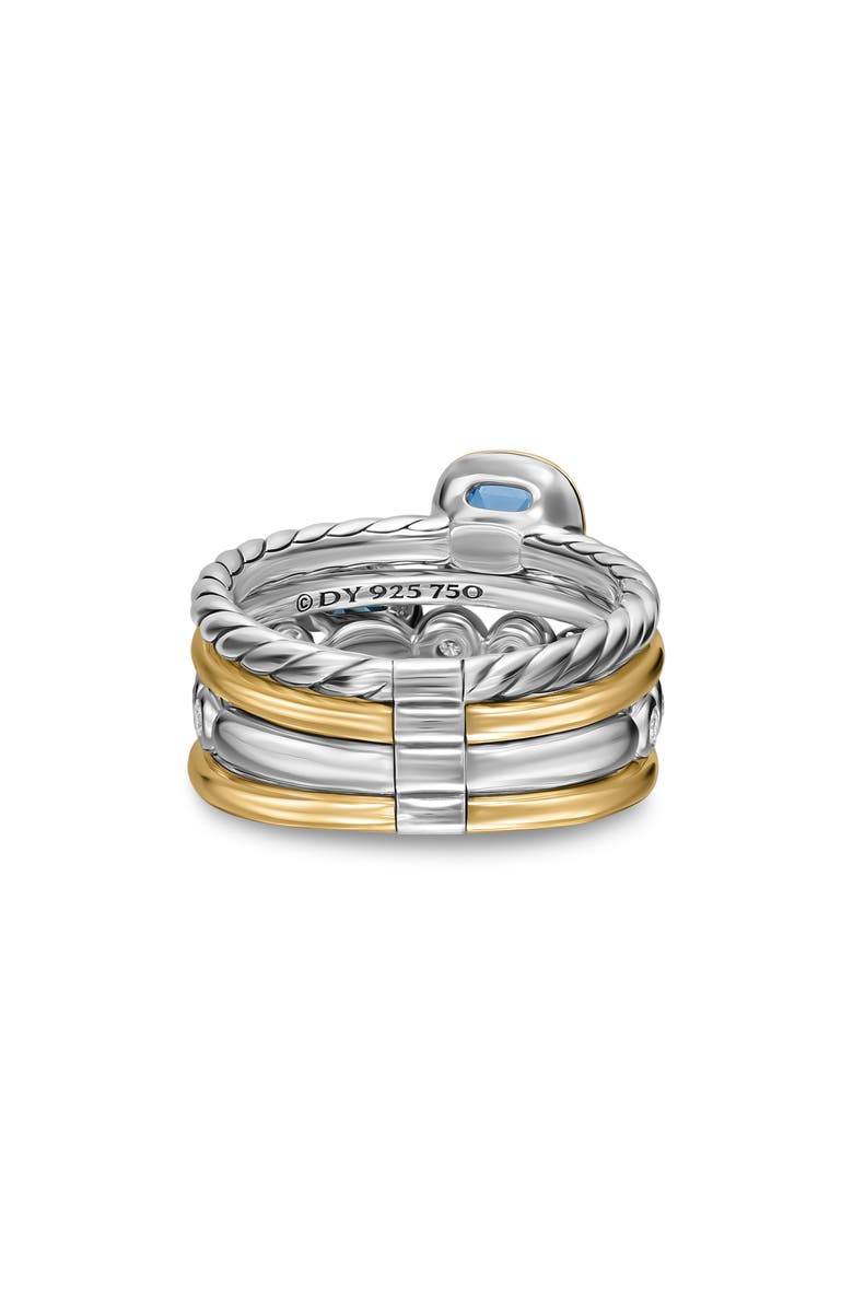 David Yurman DY Mercer<sup>®</sup> Color Stone Multirow Ring, Alternate, color, 