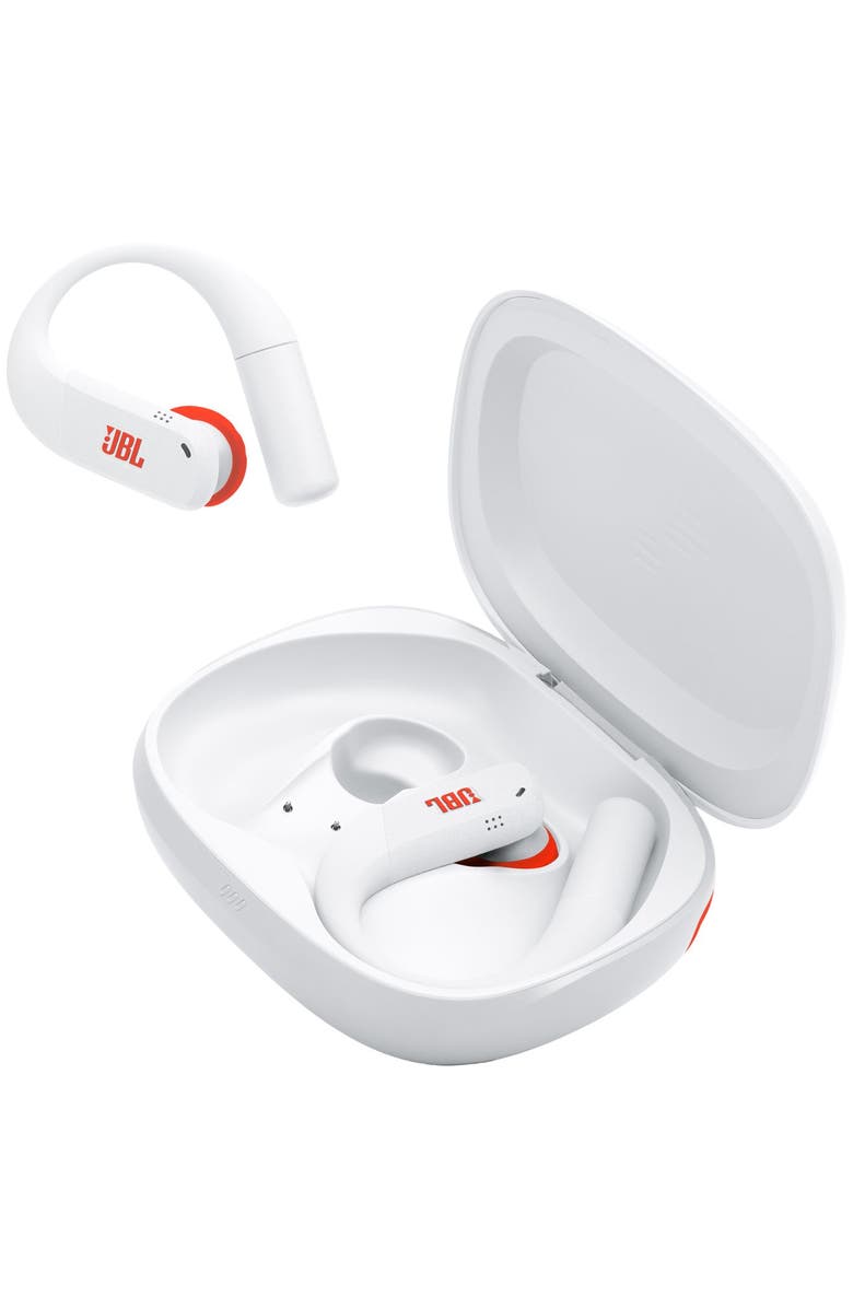 JBL Endurance Peak 4 True Wireless Noise Cancelling Sport Earbuds, Main, color, White