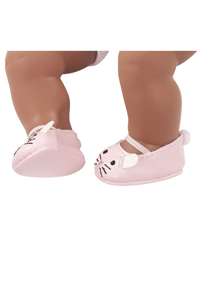 Mouse Theme Baby Doll Shoes Accessories for Baby Dolls up to 13", Alternate, color, Pink
