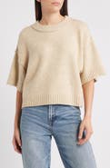 CITY BLUES Broome Crop Short Sleeve Sweater
