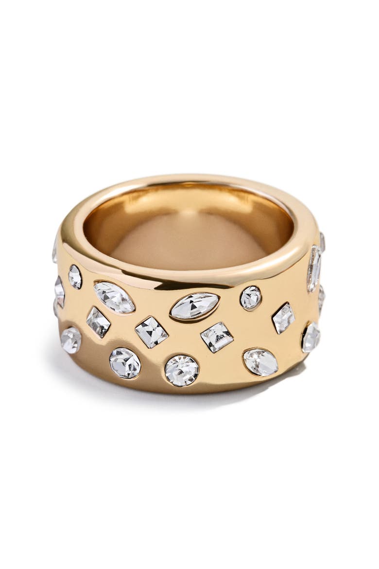 Simone Pavé Band Ring, Main, color, WHITE