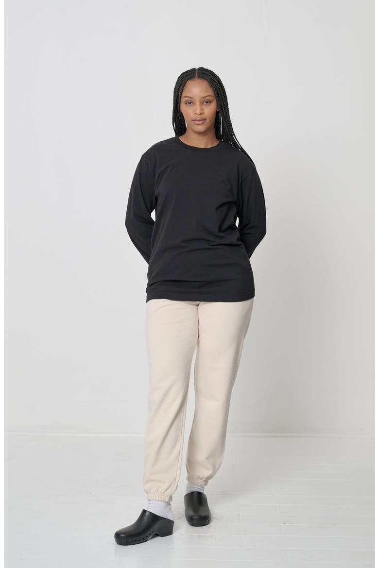 Long Sleeve Trash Tee, Alternate, color, Black