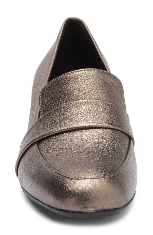 Aquatalia Tamry Block Heel Pump In Bronze