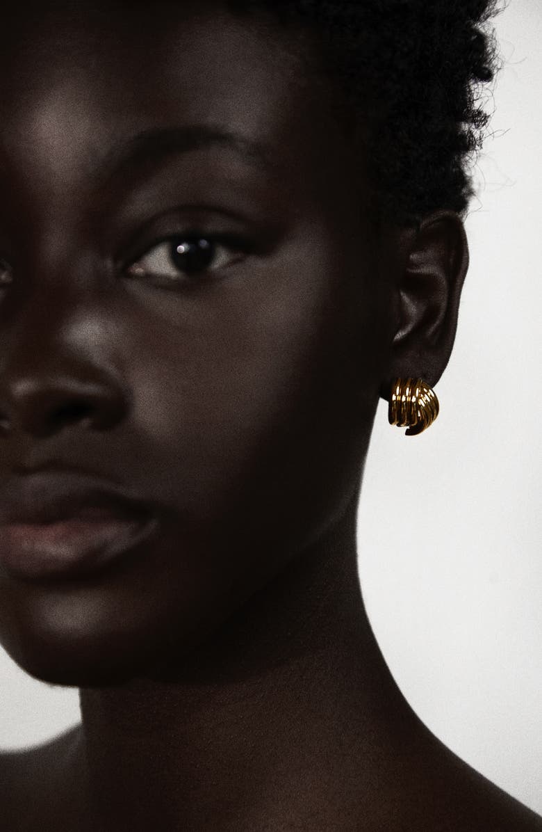 Kellery Love Knot Earrings, Alternate, color, Gold