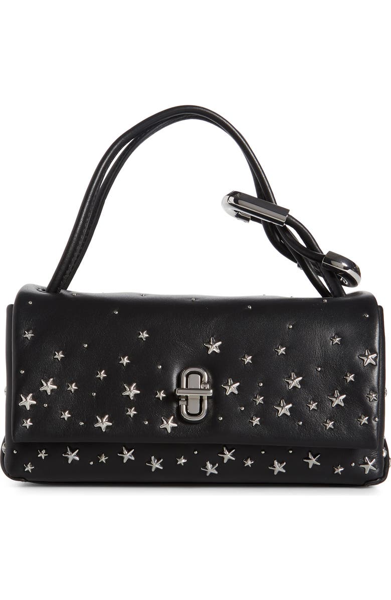 Marc Jacobs The Mini Dual Star Studded Leather Top Handle Bag, Main, color,