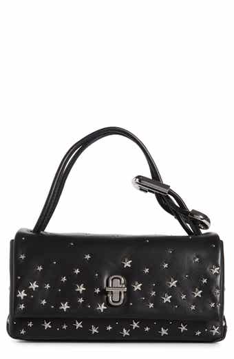 The Mini Dual Star Studded Leather Top Handle Bag