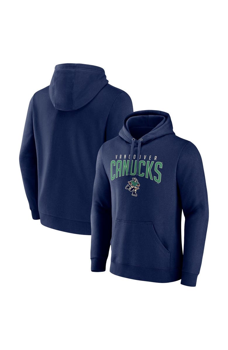 FANATICS Men's Fanatics Branded Navy Vancouver Canucks Special Edition 2.0 Wordmark Pullover Hoodie, Main, color, Navy