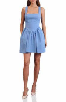 Avec Les Filles Corset Skater Minidress