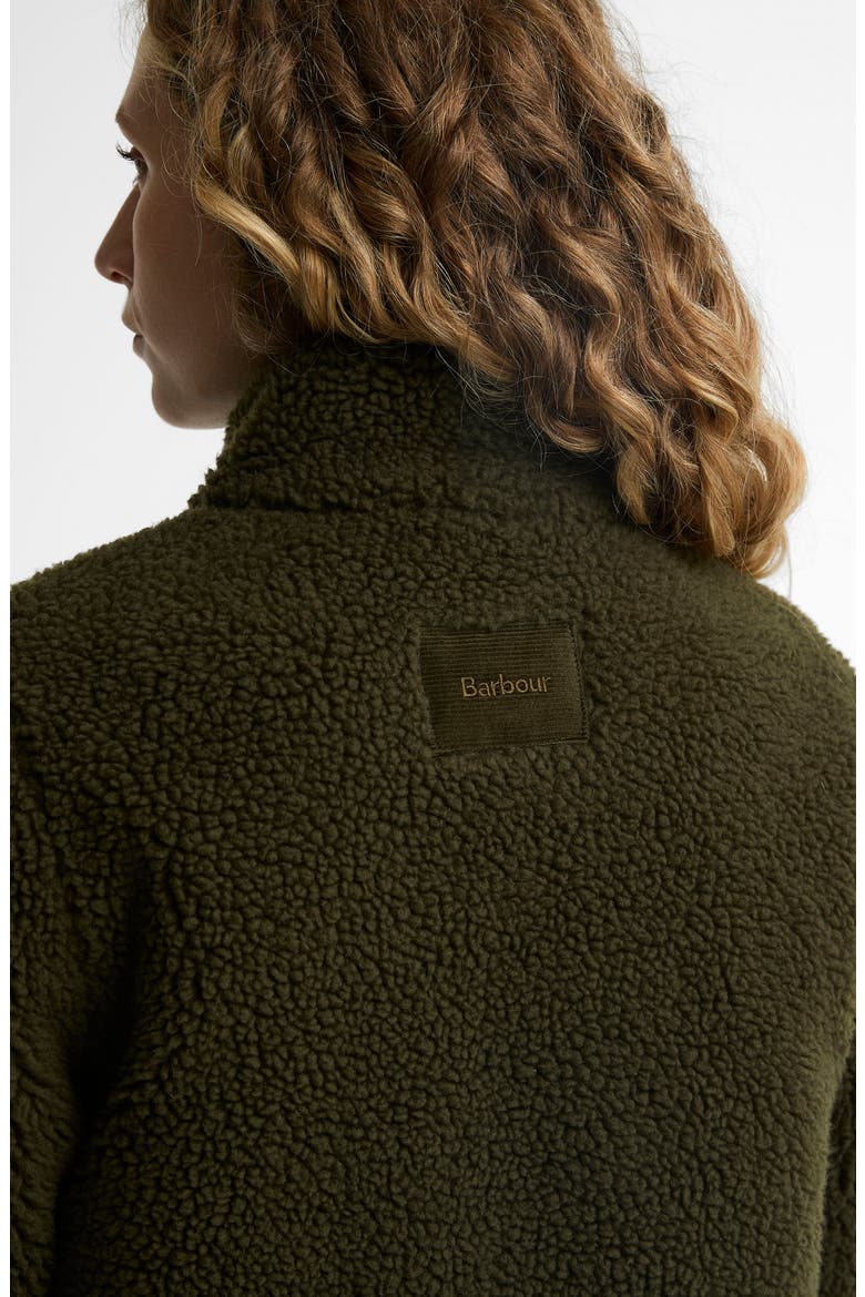Elenora Fleece Jacket, Alternate, color, OLIVE