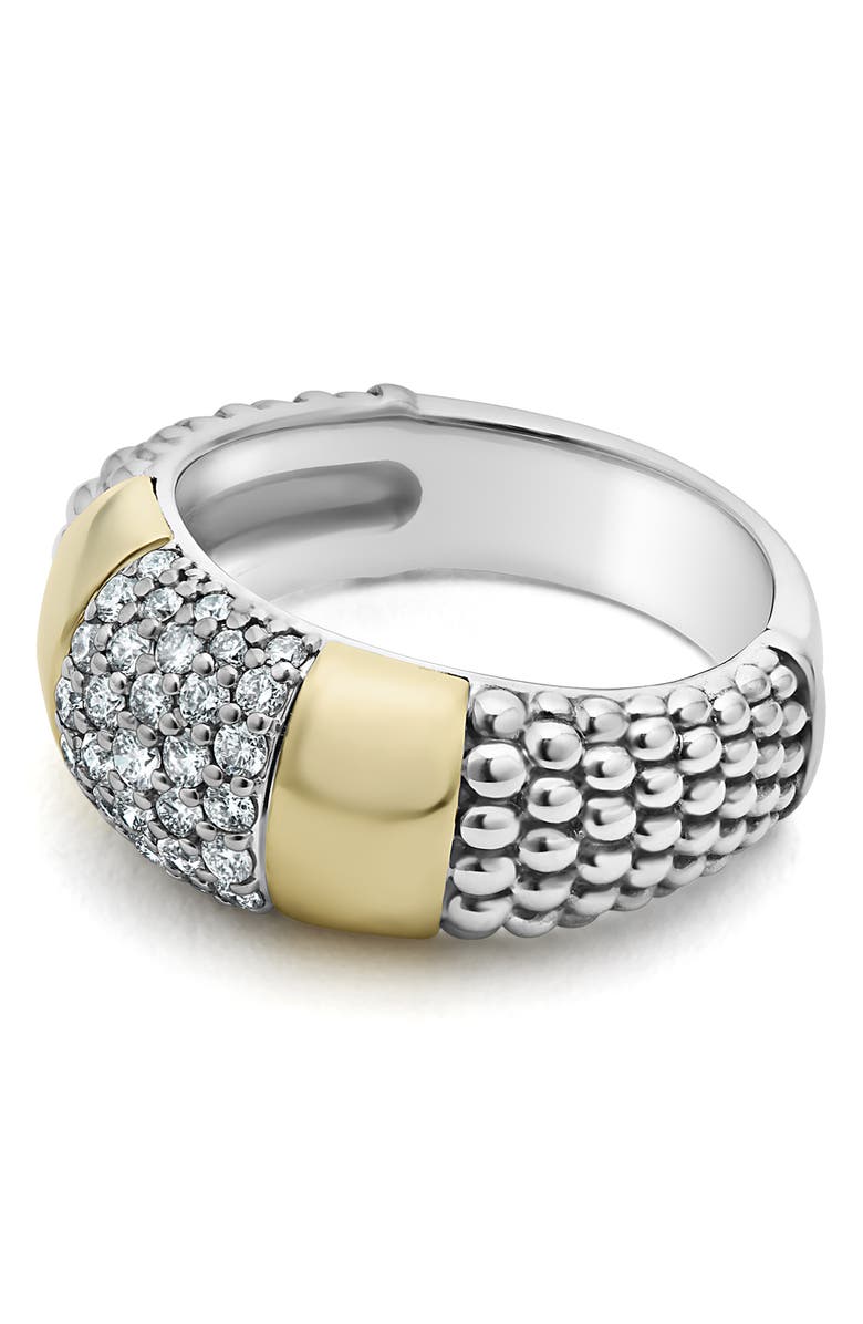 LAGOS High Bar Diamond Band Ring, Alternate, color, 