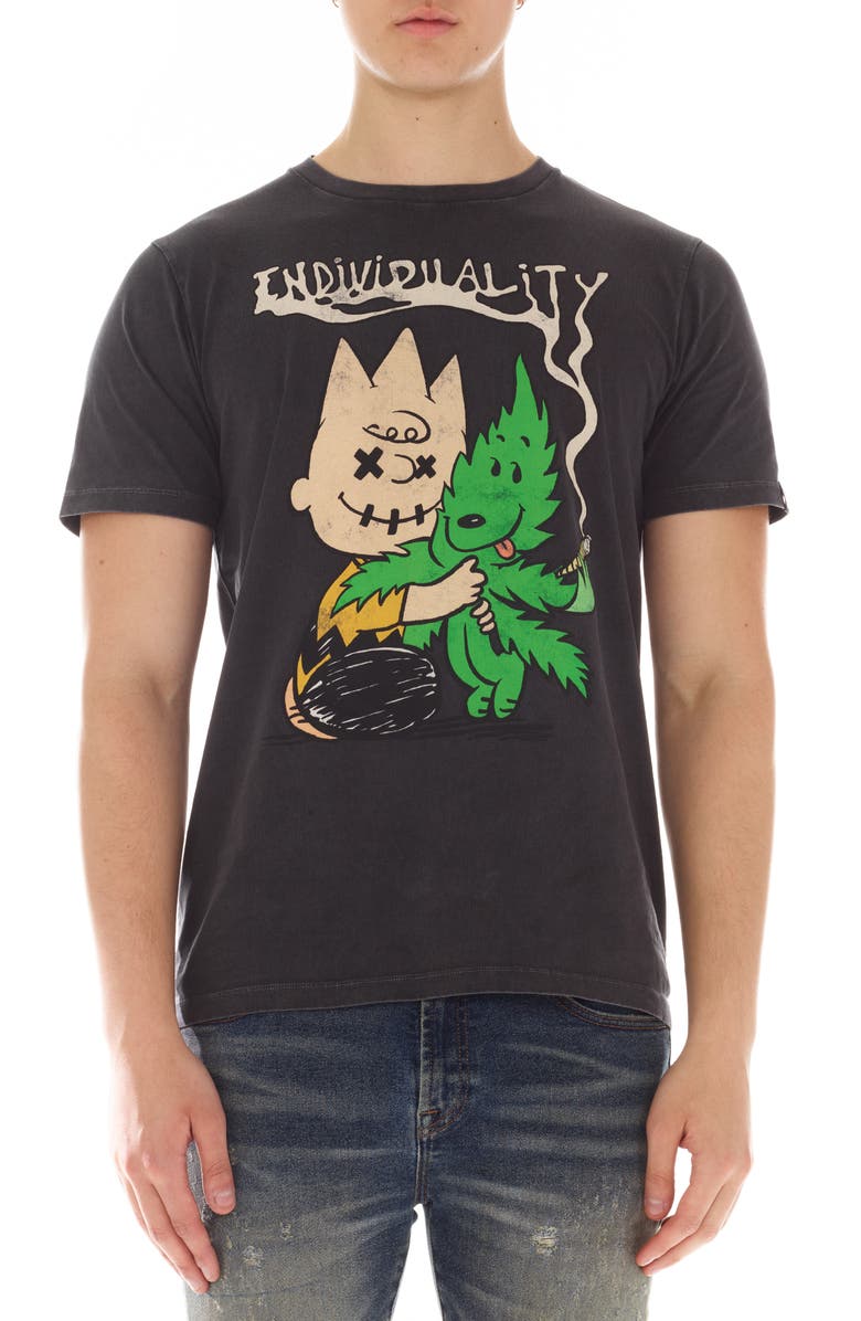 Cult of Individuality Shimuchan Cotton Graphic T-Shirt, Main, color, 