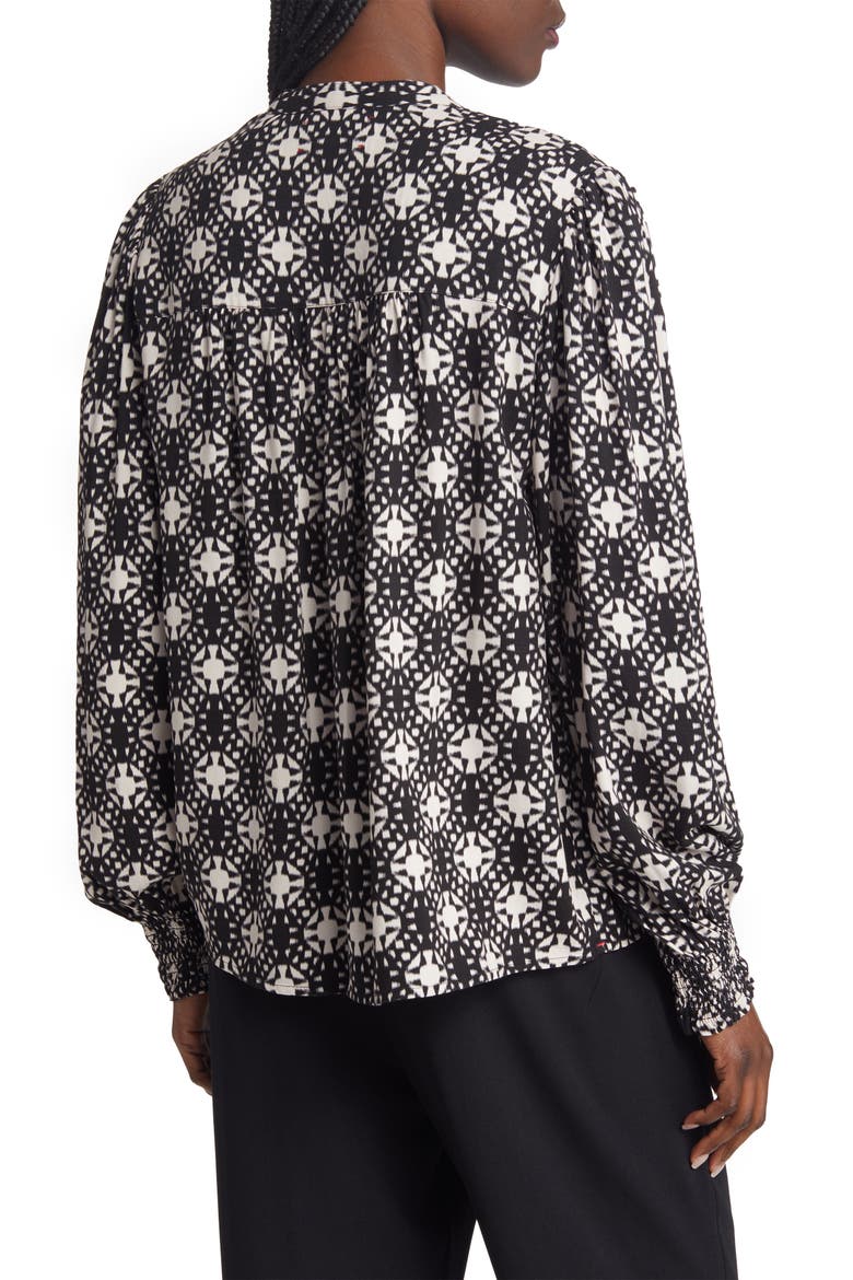 Emilia Balloon Sleeve Blouse, Alternate, color, OCTAVE NIGHT