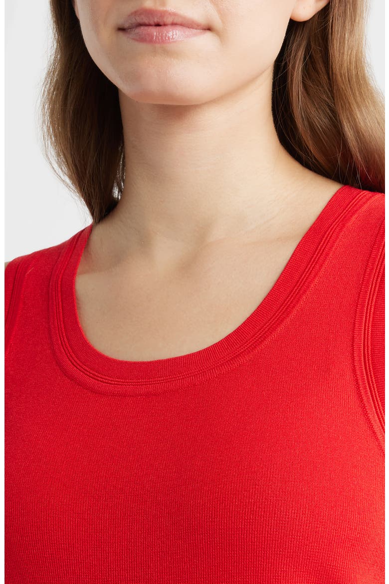 Scoop Neck Tank, Alternate, color, BEGONIA RED