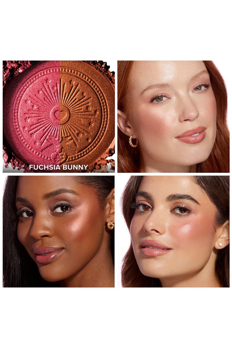 Sun Bunny Blushing Bronzer, Alternate, color, FUCHSIA BUNNY