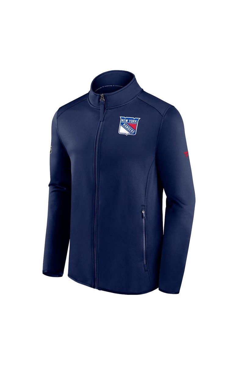 FANATICS Men's Fanatics Branded Navy New York Rangers Authentic Pro Rink Fleece Full-Zip Jacket, Alternate, color, 