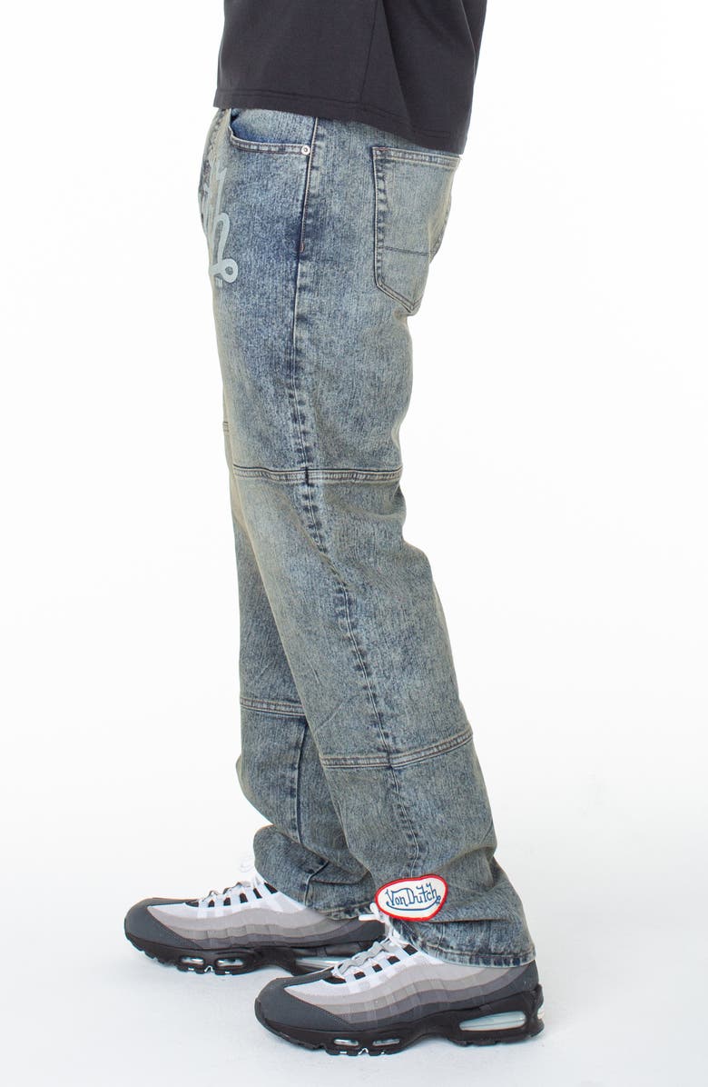 Von Dutch Acid Straight Leg Angel Jean, Alternate, color, Hazestone