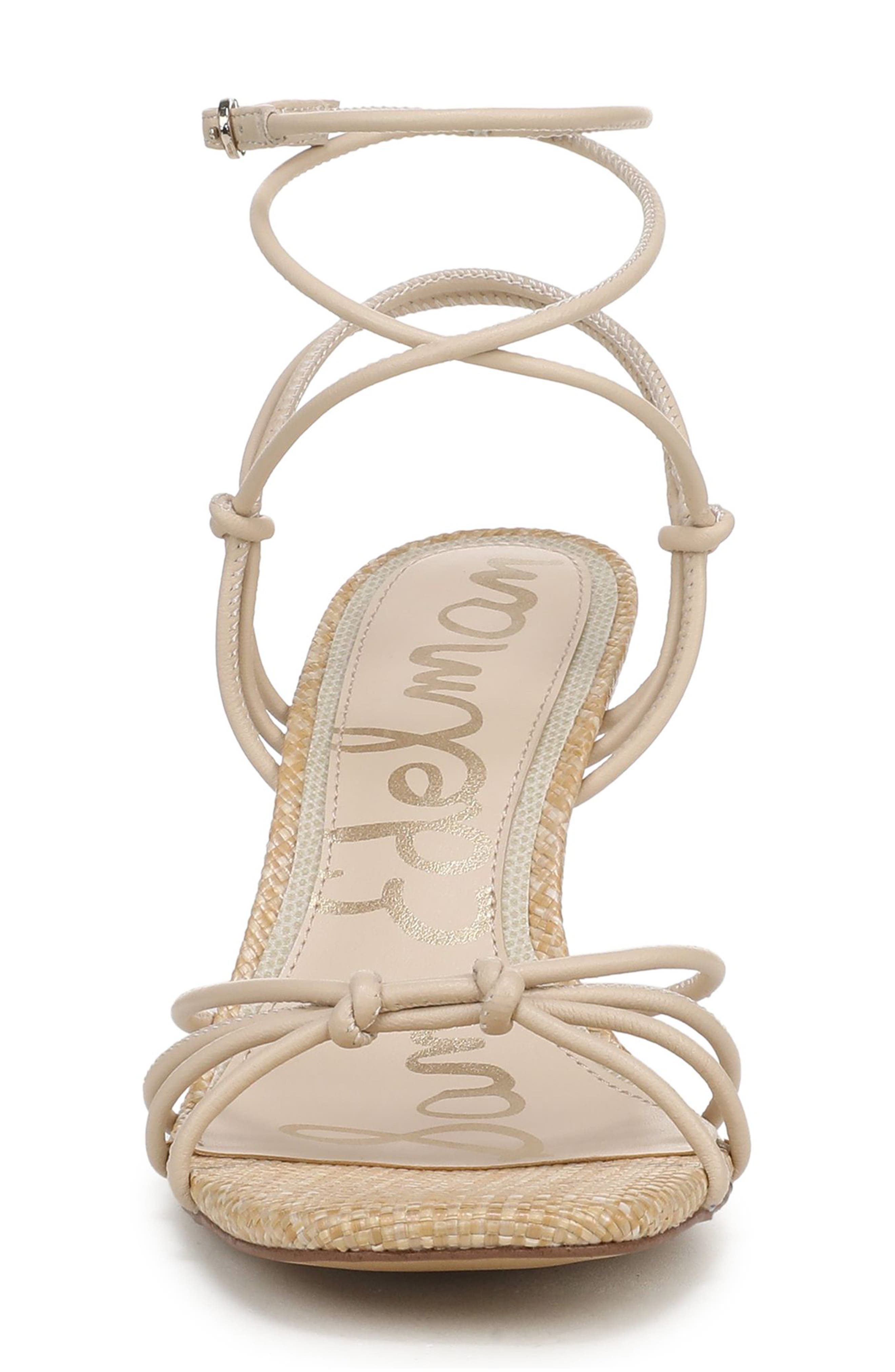 Sam Edelman Daxton Ankle Strap Wedge Sandal, Alternate, color, Light Sand