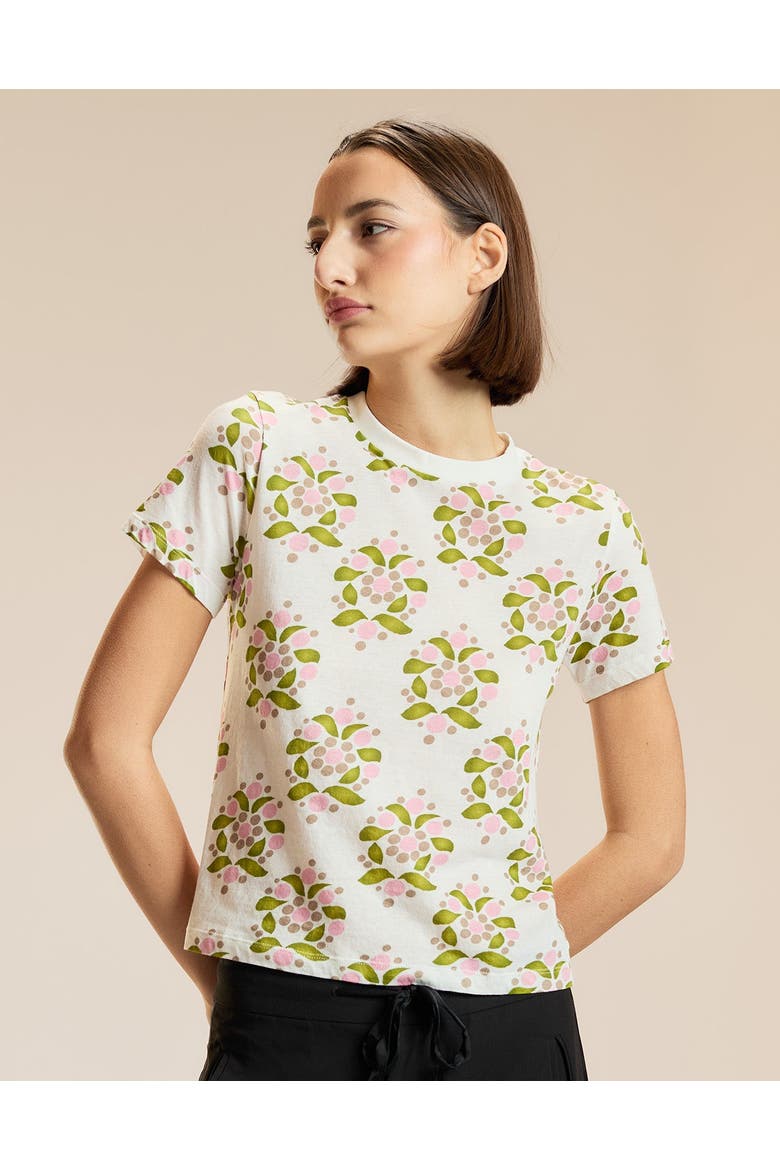 Everyday Tee, Main, color, White Floral
