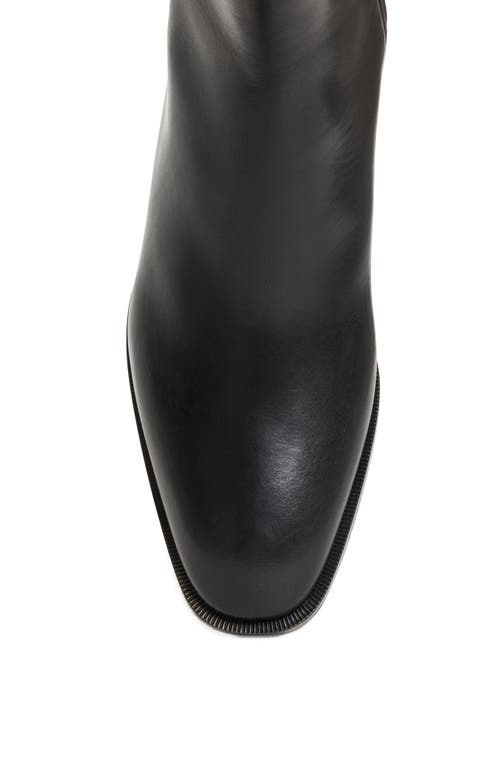 Christian Louboutin Ziggissimo Forever Plain Toe Boot In Black