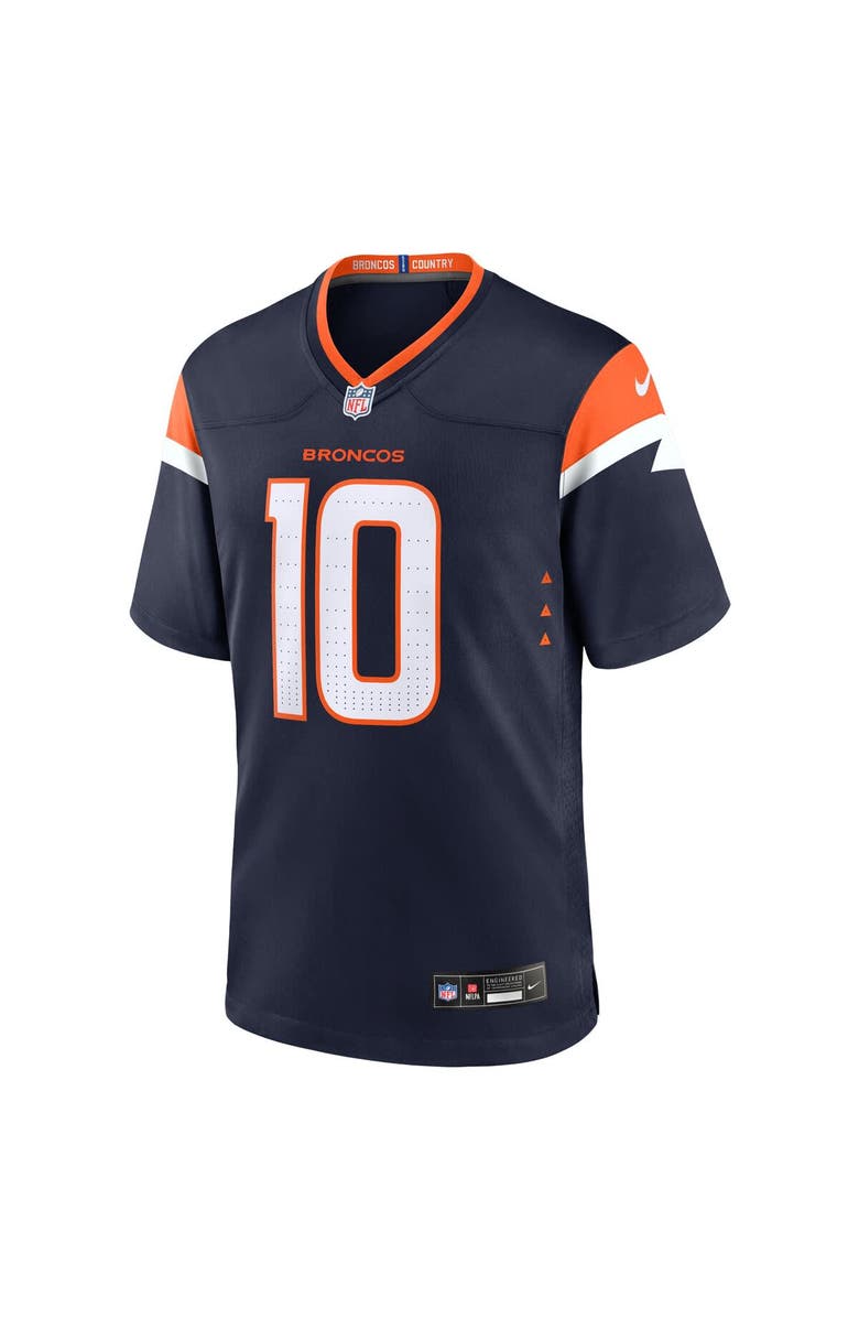 Nike Men's Nike Bo Nix Navy Denver Broncos Alternate Game Jersey, Alternate, color,