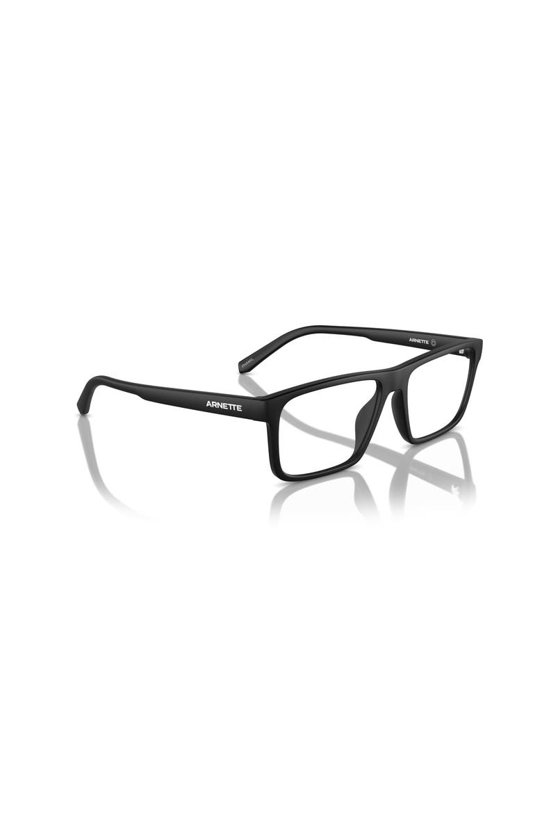 53mm Square optical glasses, Alternate, color, Black