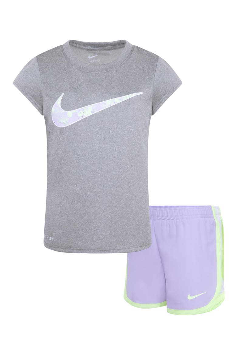 Kids' Dri-FIT Club Tempo T-Shirt & Shorts Set, Main, color, LILAC BLOOM