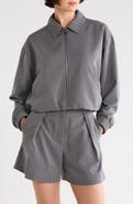 Derek Lam 10 Crosby Arlenis Zip Front Blouson Jacket