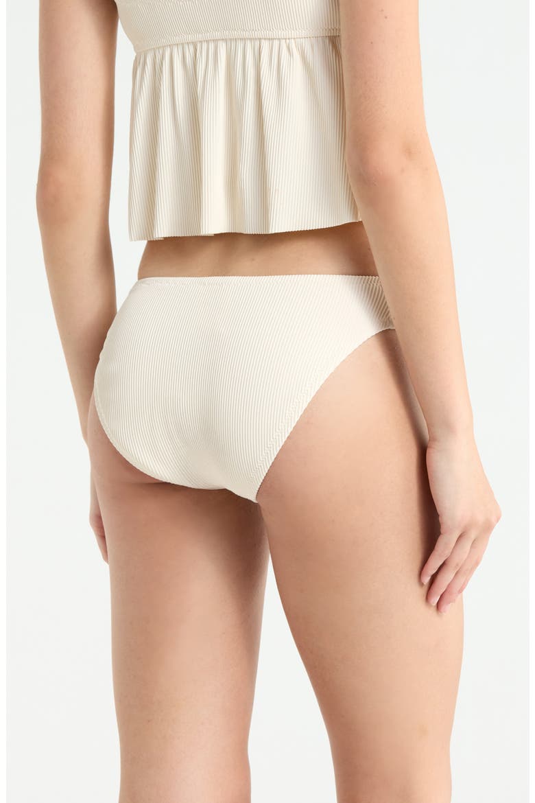 Side Tab Hipster Bikini Bottoms, Alternate, color, CREAM