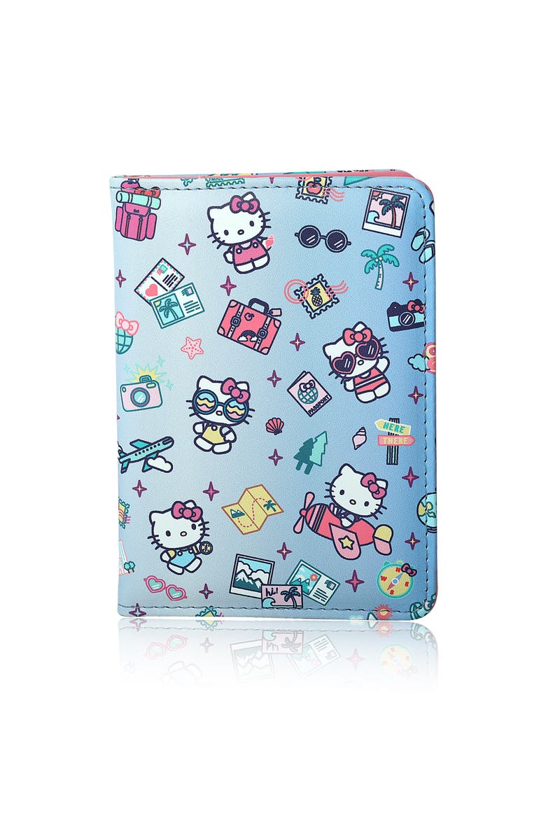 Hello Kitty Cute Passport Holder, Alternate, color, Light Blue