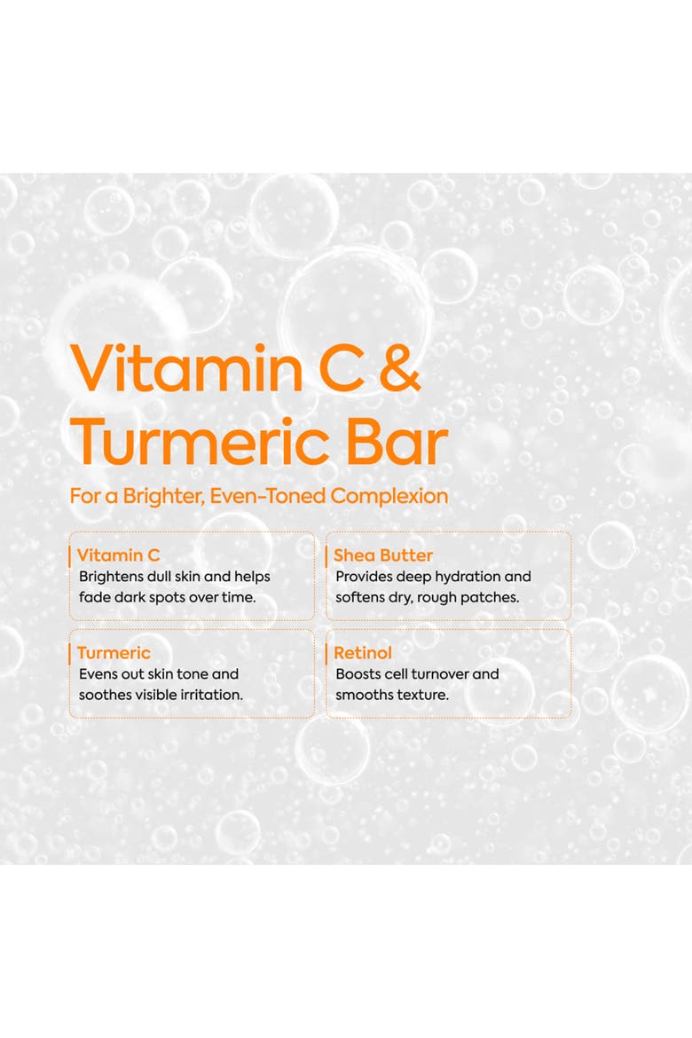 Vitamin C & Turmeric Facial Cleaning Bar, Alternate, color, None