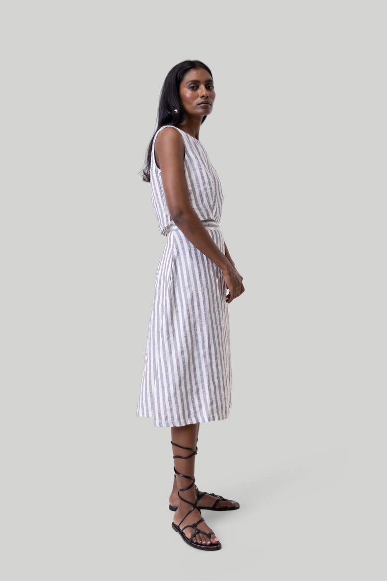 Breezy Linen Summer Set, Alternate, color, Striped Linen